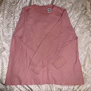 Victoria’s Secret PINK Waffle Knit Long Sleeve Tee